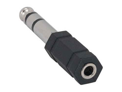 3.5mm Stereo Female to 6.3mm(1/4") Stereo Male Adapter - Picture 2 of 2