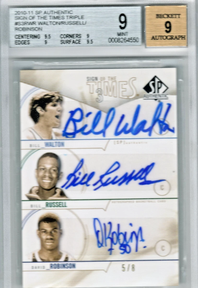 Bill Russell Autographed Basketball Trading Cards for sale | eBay