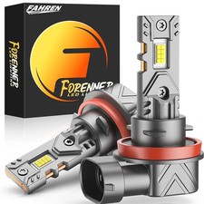 FAHREN H11/H8/H9 LED Headlight Bulbs 60000LM High/Low/Fog Beam 6500K Cold White