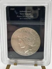 1925 Peace Silver Dollar Certified Very Good Bradford Exchange