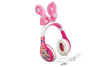 eKids Minnie Mouse Kids Headphones Wired Audio for School, Travel, Home