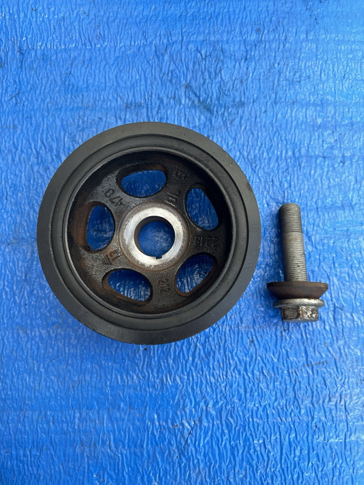 125k 2011 MERCEDES ML320 (W164) 3.0L DIESEL (OM642) ENGINE HARMONIC BALANCER