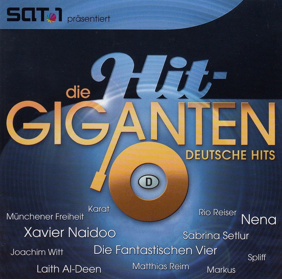 Die Hit-Giganten Deutsche Hits 2CD:EAV,SPLIFF,KARAT,TRIO,GLASHAUS,XAVIER NAIDOO - Bild 2 von 4