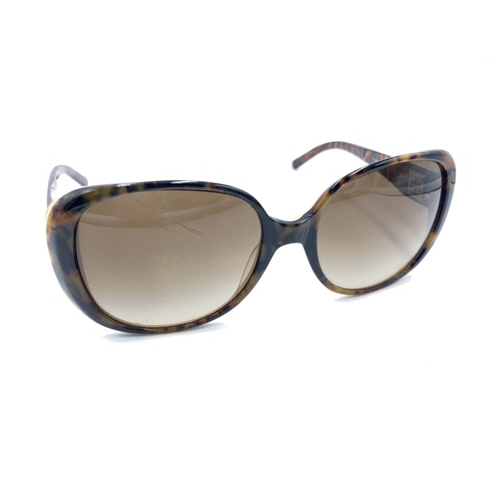 Tory Burch TY7036 Brown Tortoise Yellow Square Sunglasses Frames 57-17 135 Women