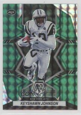 2022 Panini Mosaic Green Mosaic Prizm Keyshawn Johnson #155 0ym4