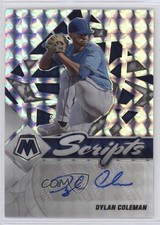2022 Panini Mosaic Scripts Mosaic Prizm Dylan Coleman #SC-DC Auto 12a4