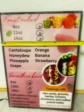 LED A2 Size menu board.