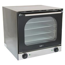 Electric Convection Oven / Twin Fan-Assisted 4 Trays Aluminium /