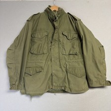 Vintage US Military M-65 Field Jacket OG 107 1970s Size Medium