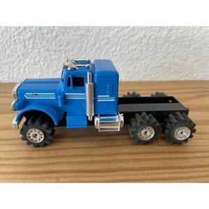 Schaper Stomper 4x4 Peterbilt Semis Semi Truck Rigs Blue Toy 1980s