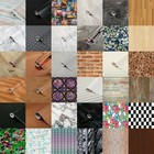 D-C-Fix Floral Stained Glass Metallic Brick Frosted Self Adhesive Film Vinyl