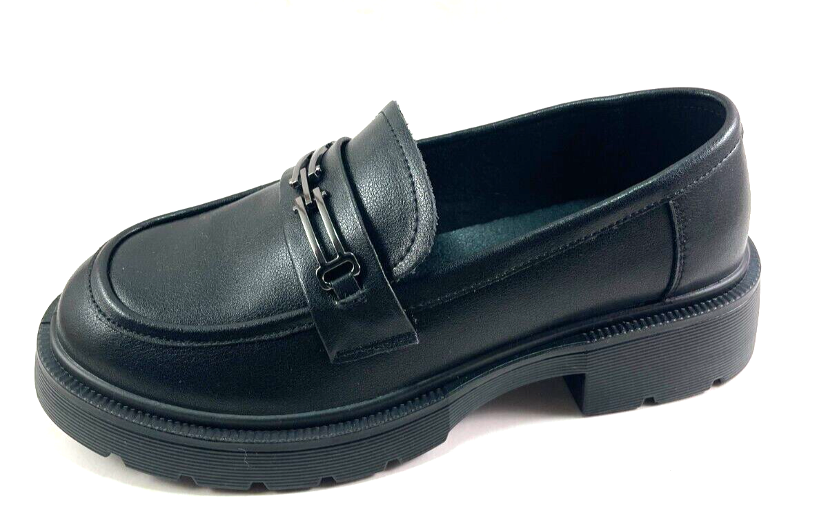 Bonavi 42-TZU3 Black Leather Slip On Loafer Shoe | eBay