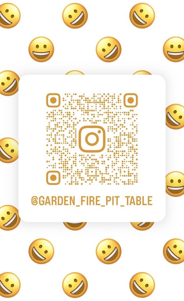 Garden Gas Fire Pit Table eBay