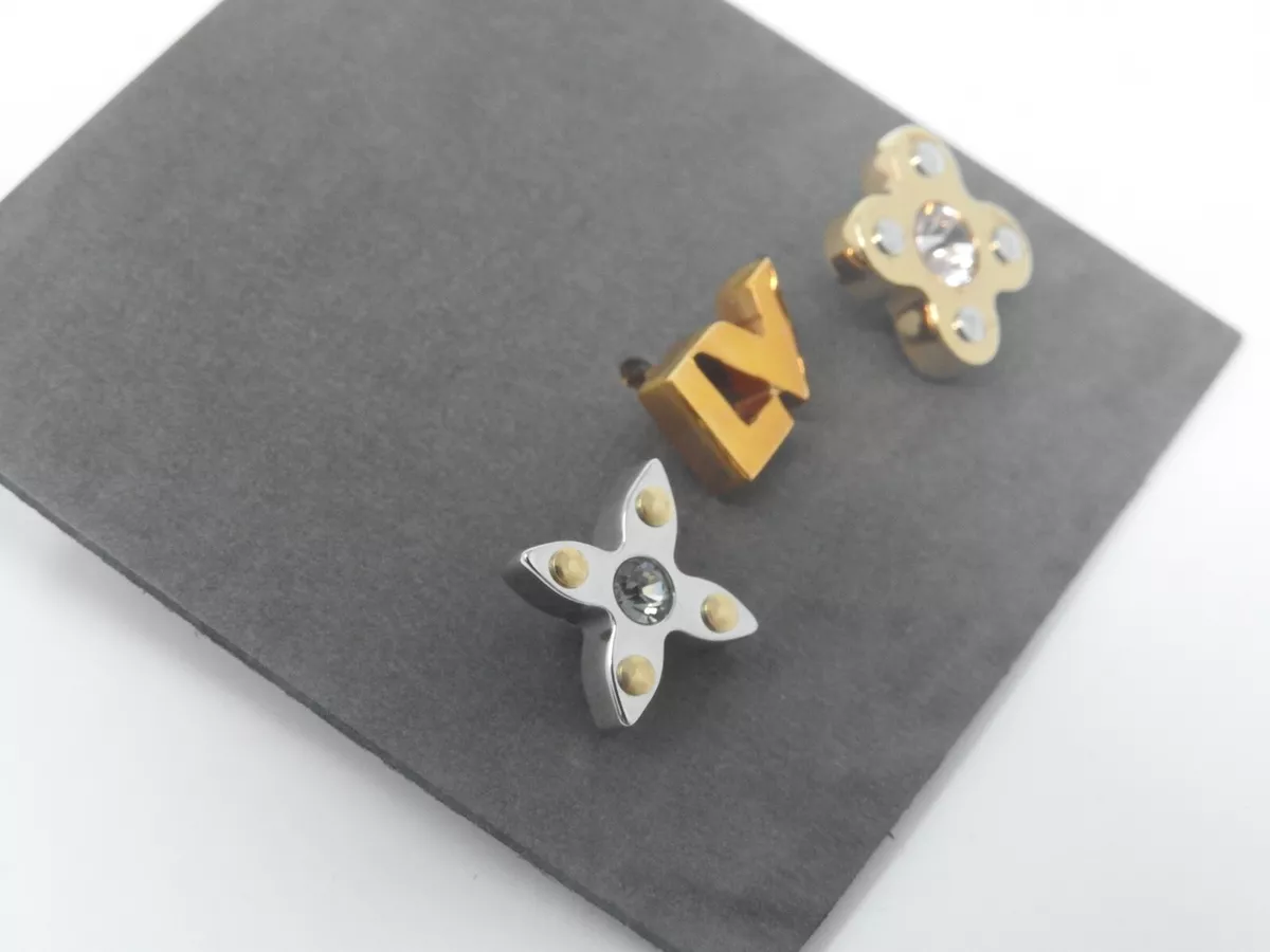 LOUIS VUITTON Sweet Monogram Earrings Set of 3 Rose 346471