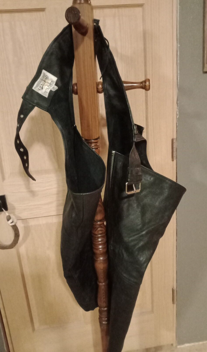 バイク WILSONS OPEN ROAD CHAPSジッパー付きレザーチャップス S