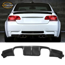 Fits 08-13 BMW E92 3 Series M3 V Style Rear Bumper Lip Diffuser Spoiler PU