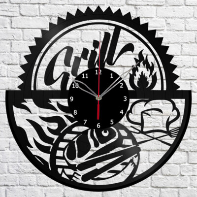 Vinyl Clock Gril Wall Clock Unique Art Vinyl Record Wall Clock 1677