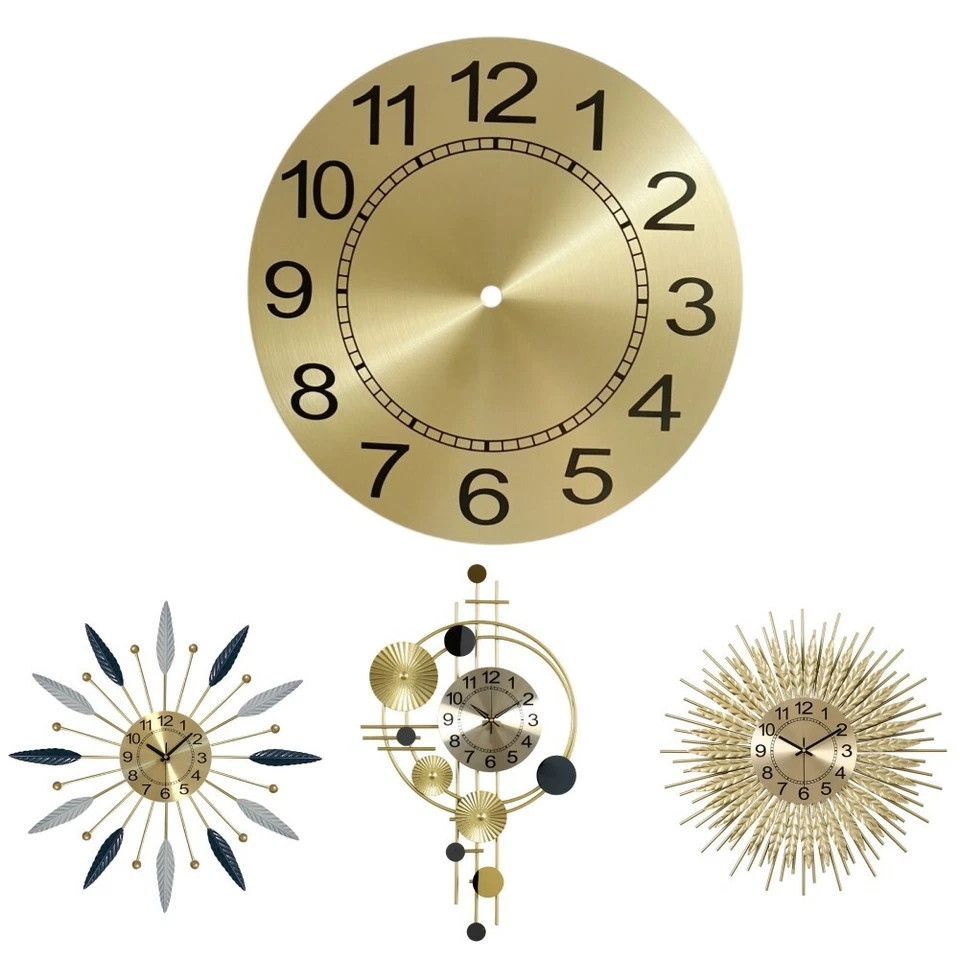 DIY Quartz Wall Clock 9.5 Inch Clock Face Replacement Clock Dial Durability - Image 3 of 4