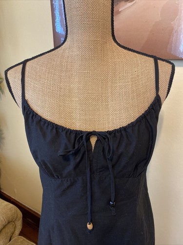 VTG B Smart Y2K black sleeveless lace 