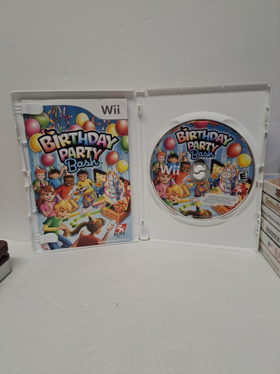 Birthday Party Bash Nintendo Wii Complete 710425346354| eBay