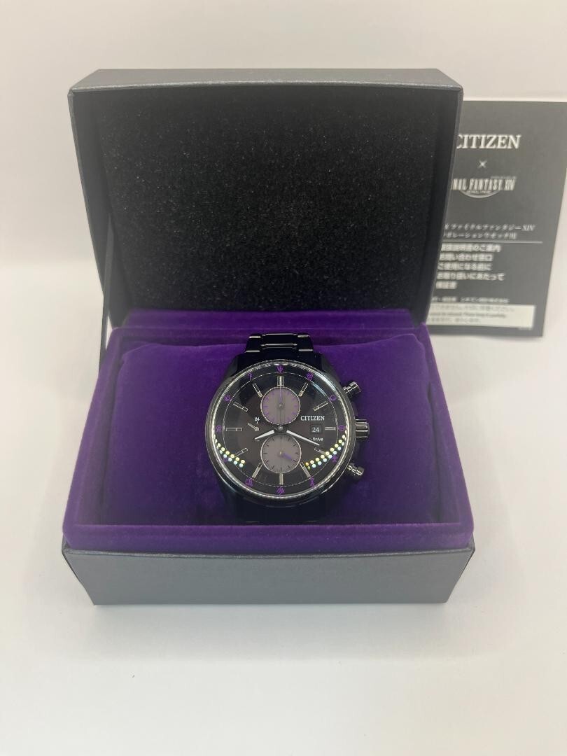 CITIZEN × FF14 コラボレーションウォッチ　DARKNESS Citizen×Final Fantasy XIV Collaboration Watch -DARKNESS-