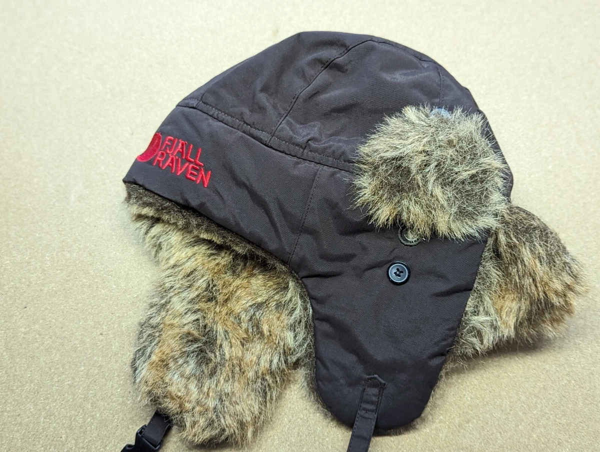 Grand chapeau de trappeur Fjallraven fausse fourrure Ushanka