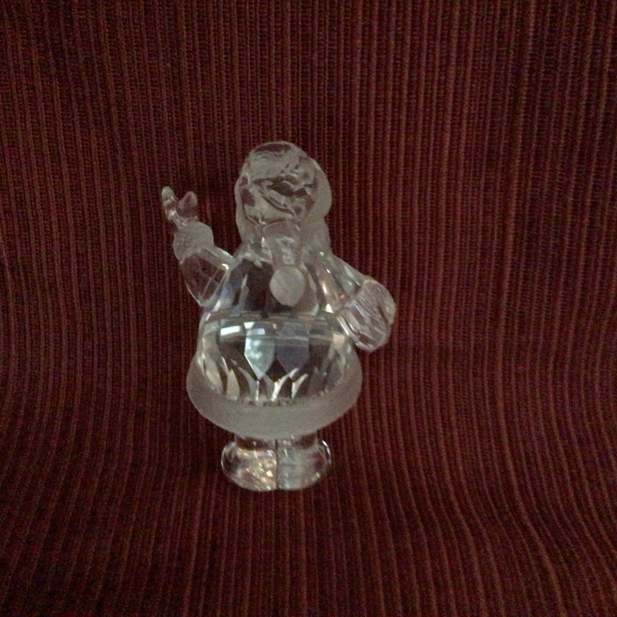 Retired Swarovski Blue Eyed Santa Figurine #221362 W/Inner And