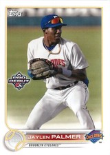 Jaylen Palmer 2022 Topps Pro Debut Baseball Rookie Card#PD-123 Brooklyn Cyclones