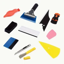 Car Auto Film Window Tint Tinting Installation Tools Kit Squeegee Scraper Blades