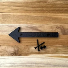 Plastic Arrow Sign, 5 inches long with hardware included