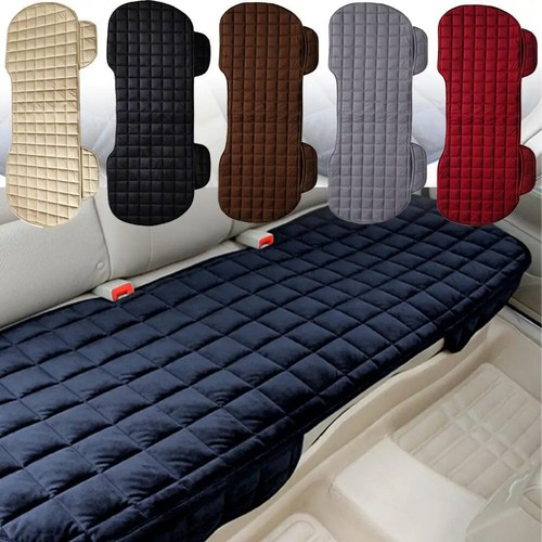 Car Seat Cover Front Rear Flocking Cloth Cushion Non Slide Winter Auto Protec... - 第 1/11 張圖片