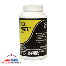 Woodland Scenics Flex Paste 16oz C1205 all scales model layout flexible glue