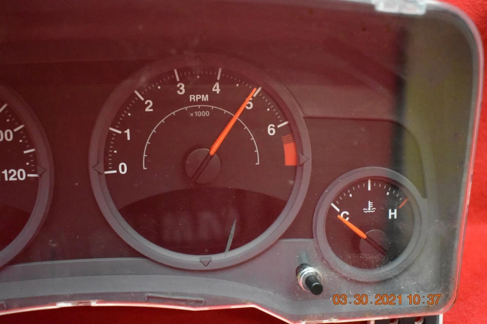 07 2007 Jeep Patriot Jeep Compass Speedometer Instrument Gauge Cluster 172,764K - Image 3 of 4