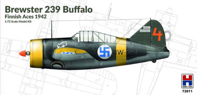 HOBBY 2000 72011 - 1:72 Brewster 239 Buffalo Finnish Aces
