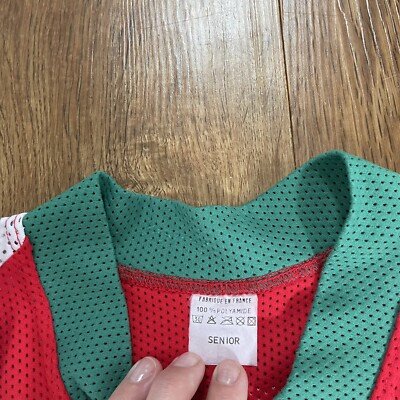Maillot De Hockey Sur Glace Vintage Courbevoie (France) Des Années 90, Taille Adulte