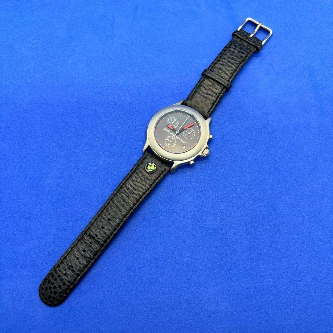 BMW Z3 Chronograph Watch 1997 with Case Vintage Rare Needs
