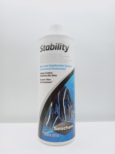 Seachem Stability Fish Tank Stabilizer for Freshwater and Marine Aquariums,16.9