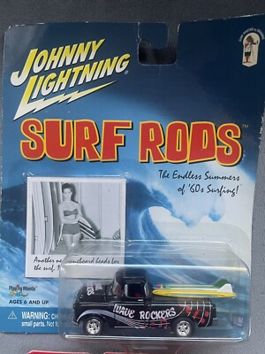Johnny Lightning Surf Rods Wave Rockers 1955 Chevy Cameo 1:64 Scale SHIPS FREE