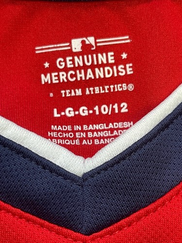 MLB Cleveland Guardians (Indians) Logo Jersey-Style Top Youth Large 10-12 - Picture 4 of 4
