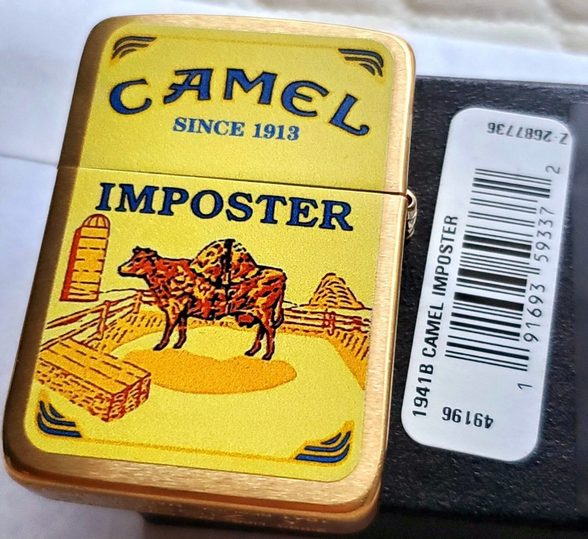 Zippo Camel Imposter LIMITED EDITION CZ 50 MADE 1941 Brush Brass
