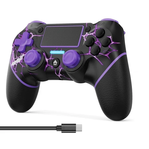 Wireless Controller for PS4/Pro/Slim Consoles, with 6-Axis Motion Sensor