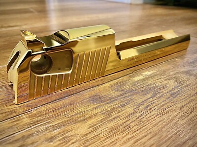 Send In YOUR MRI Desert Eagle 50 357 44 Slide Mirror 24k Gold SERVICE Conversion