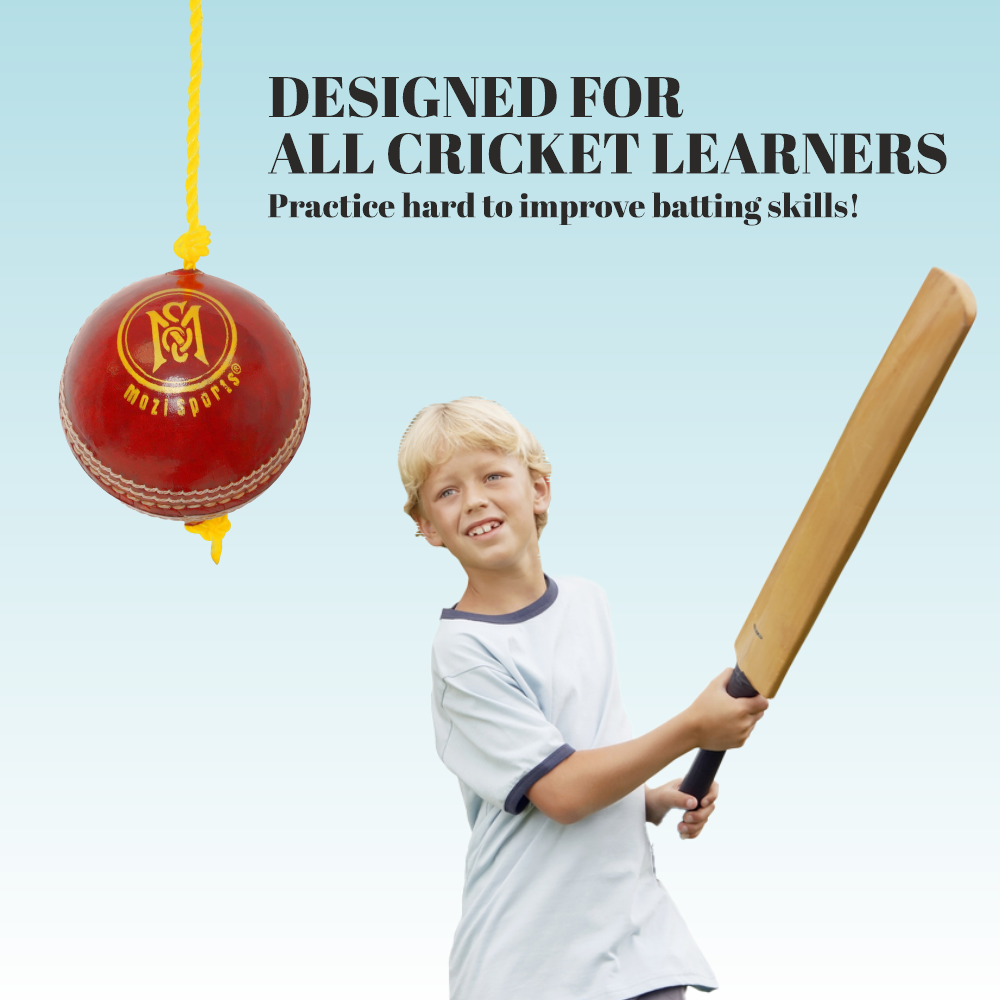 Cricket Hanging Ball -Premium Quality Leather Ball For Batting Practice