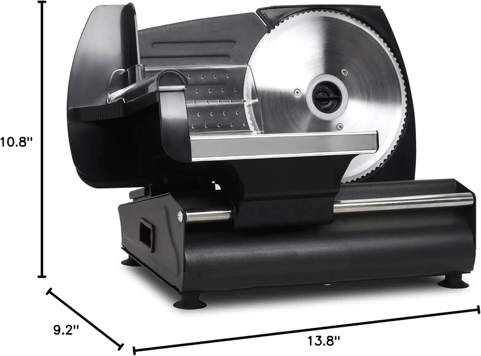 Rebanadora elétrica para iambres com rebanadas ajustáveis - Imagem 2 de 4