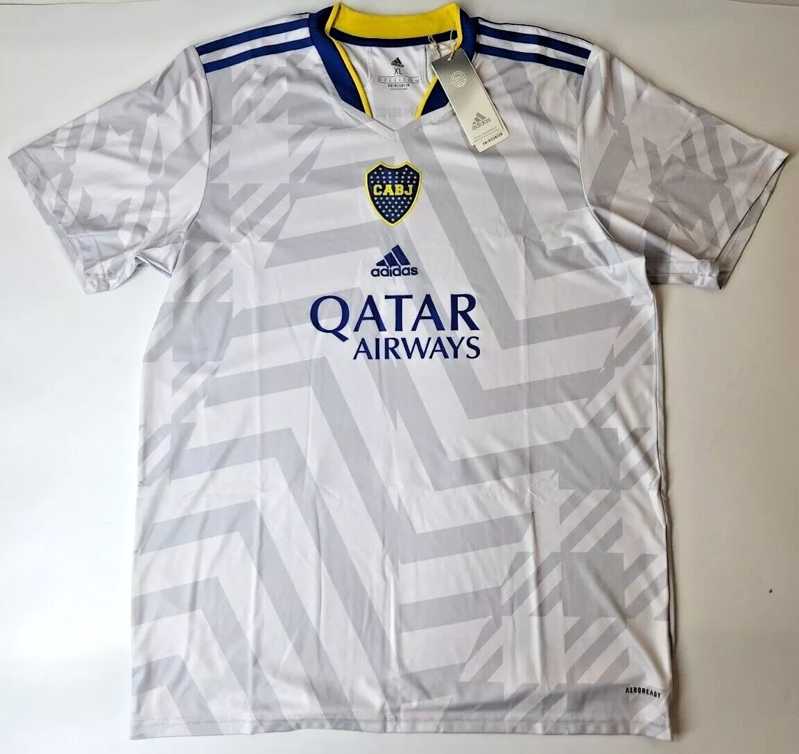 Boca Juniors Away Jersey Shirt adidas White 2021 2022 L 2XL New