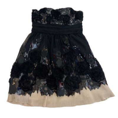 WOMENS MINUET STRAPLESS PARTY DRESS HOCO PROM SIZE MEDIUM