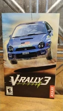 V-Rally 3 PlayStation 2 PS2 Original ATARI Game 2002 Instruction Manual Booklet