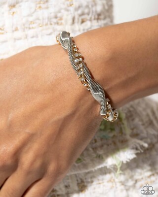 Paparazzi Jewelry Accessories - Coiled Champion - Multi Bracelet - NEW!!