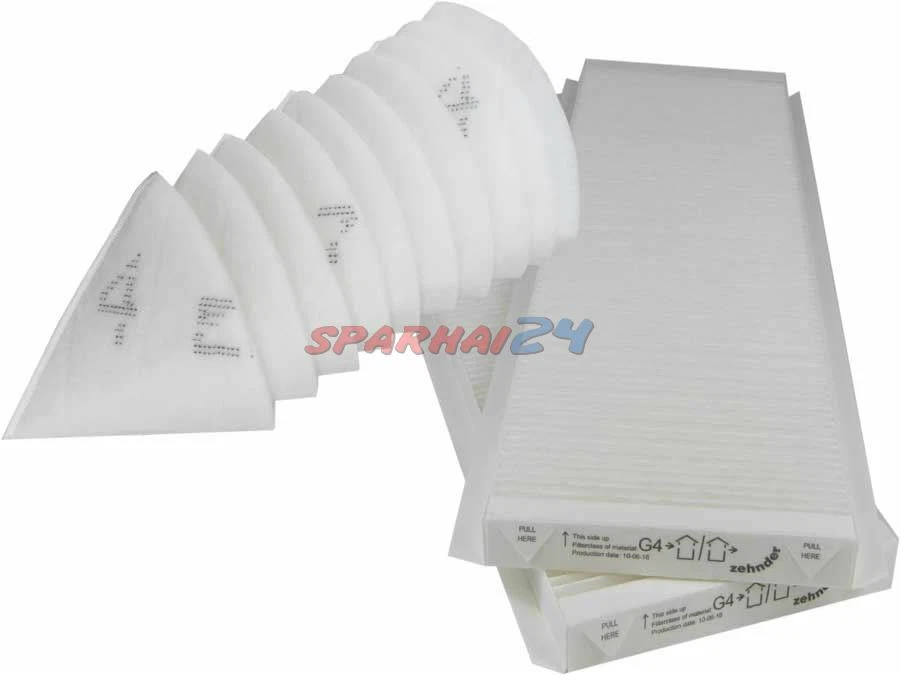 Original Filter Zehnder ComfoAir Q350 TR | 2x G4 + 10x Kegelfilter G4 DN 125