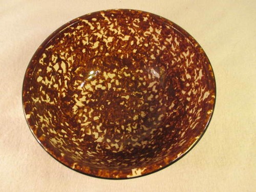 Stangl Town & Country Brown Large Salad Serving Bowl